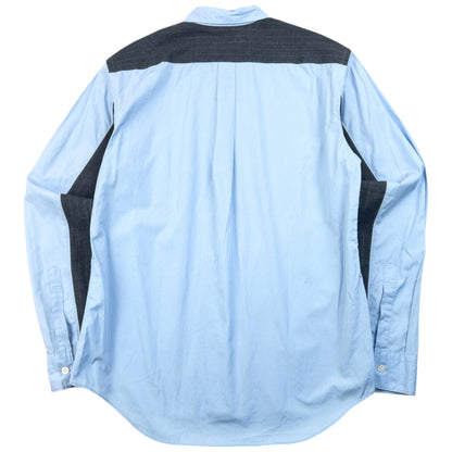 Vintage Comme Des Garçons HOMME DEUX Button Up Shirt Size S | Small, Blue