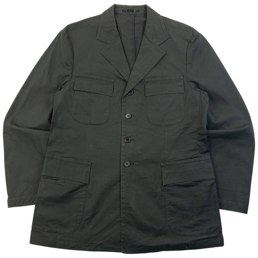 Vintage 2000s Yohji Yamamoto A.A.R Button Up Jacket Size M | Medium, Green