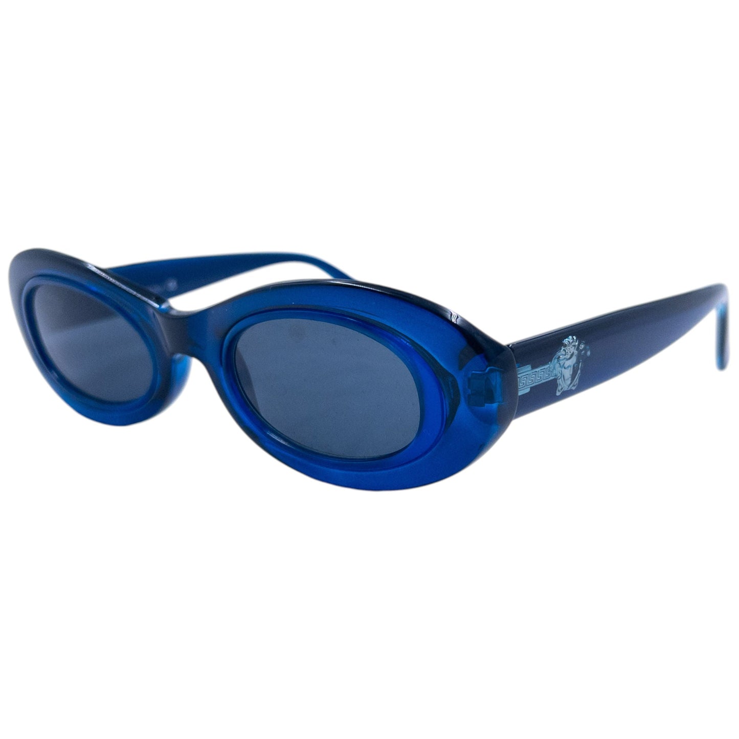 Vintage 90s Gianni Versace Sunglasses | O/S, Blue