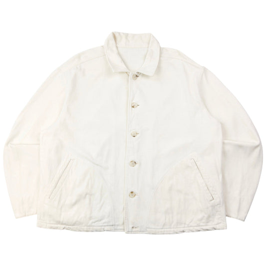 Vintage 90s Y's For Men By Yohji Yamamoto Button Up Jacket Size L | Large, White
