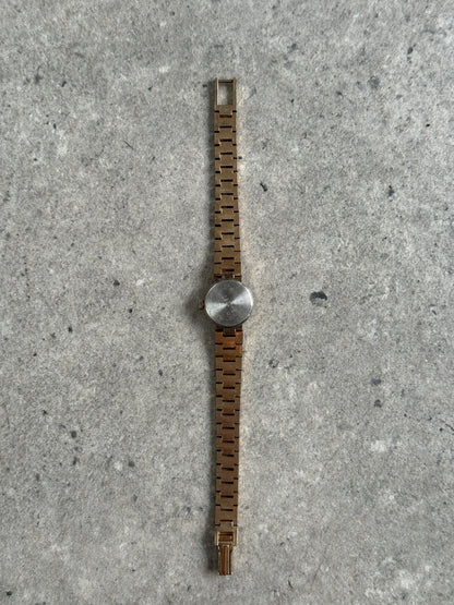 Regus 1970s Swiss Jewel Gold Tone Mechanical Watch