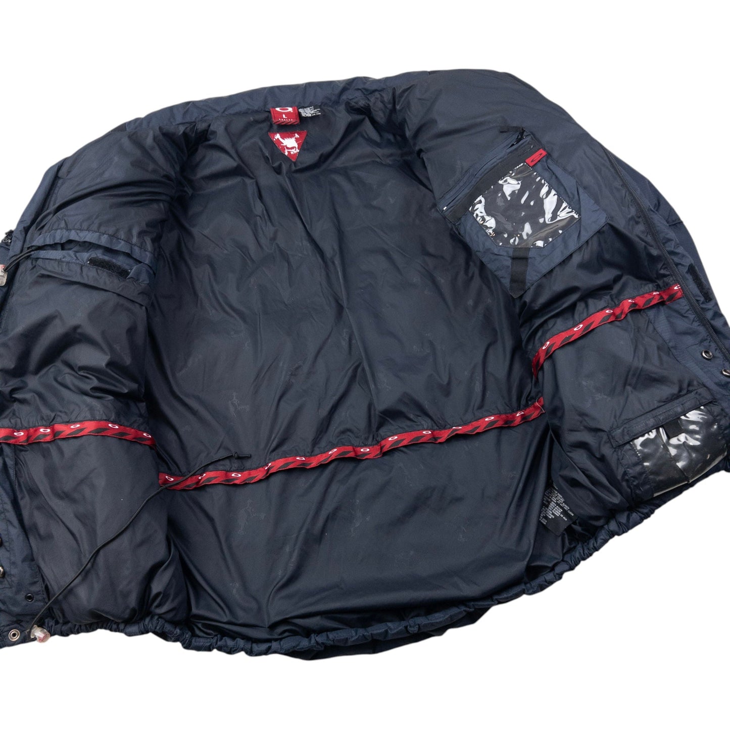 Vintage 90s Oakley Zip Up Puffer Jacket Size L