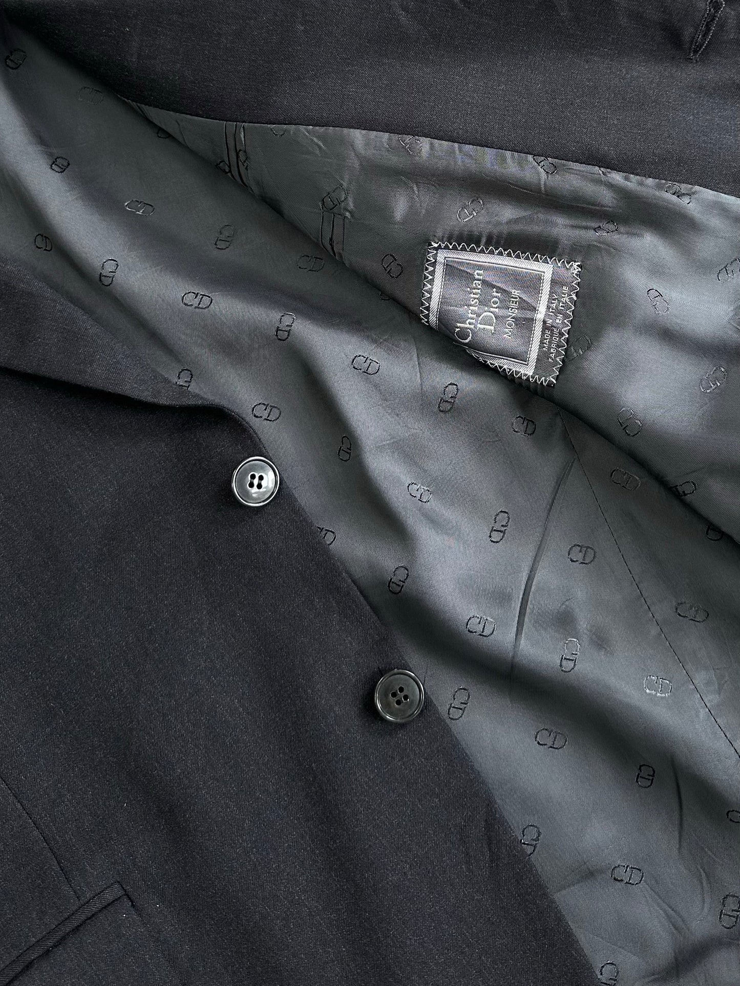 Christian Dior Monsieur 1990s Pure Wool Single Breasted Blazer - XL