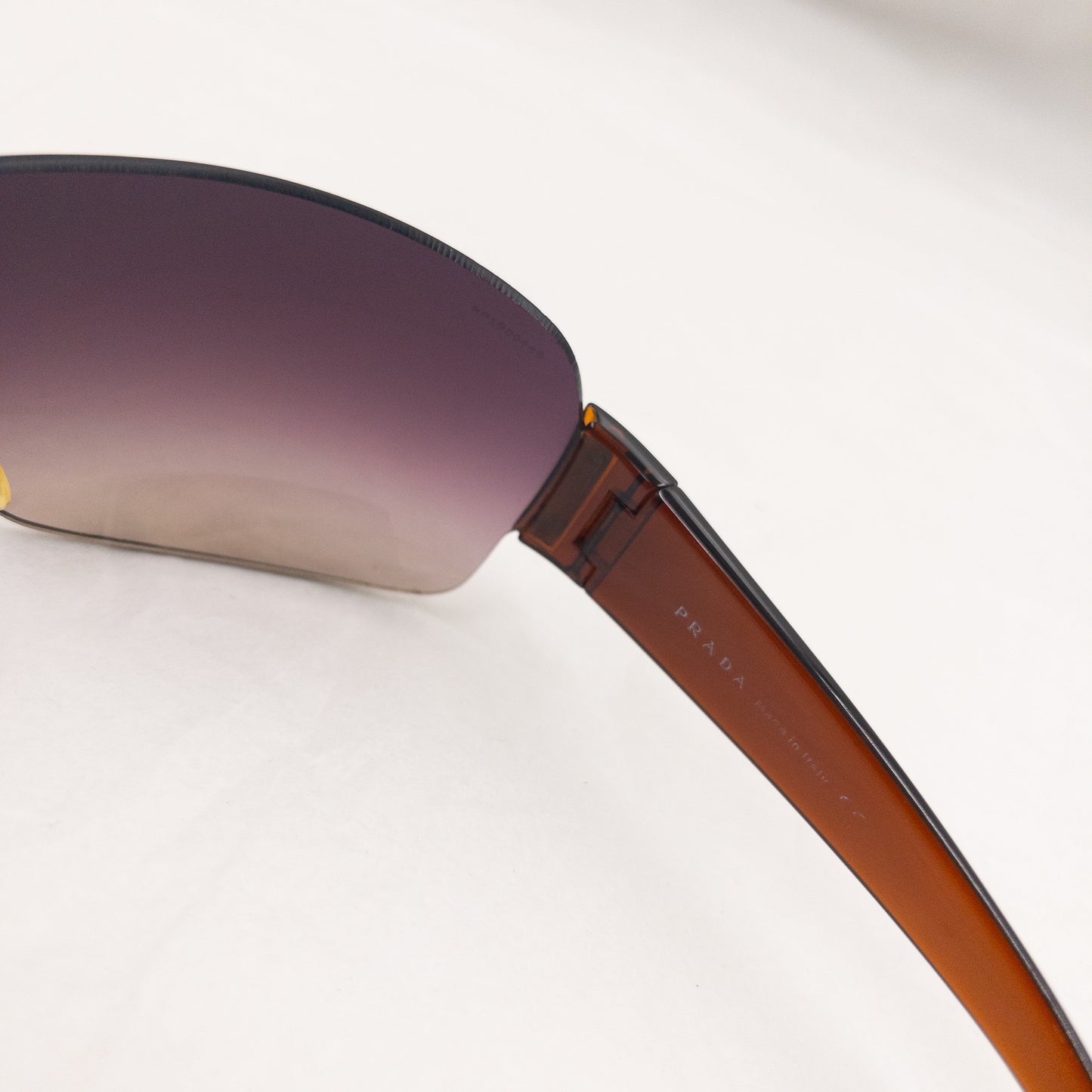 Vintage 2000s Prada Sport Rimless Sunglasses | O/S, Brown
