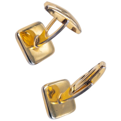 Vintage 80s Gucci Marble Pattern Cufflinks | O/S, Blue