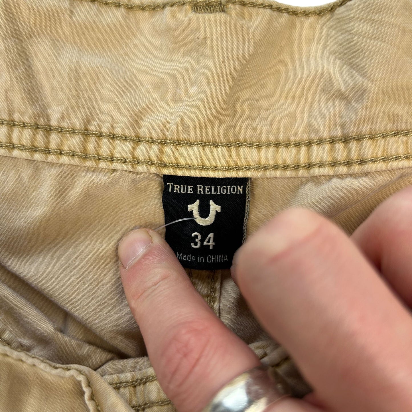 Vintage True Religion Cargo Shorts Size W34