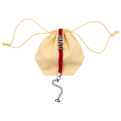 Vintage Dior Velvet Ribbon Bracelet