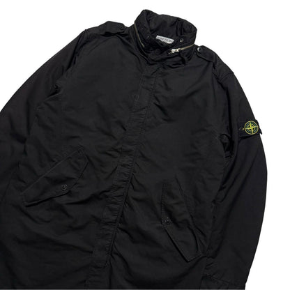 Stone Island David-TC Parka Jacket | XXL, Black