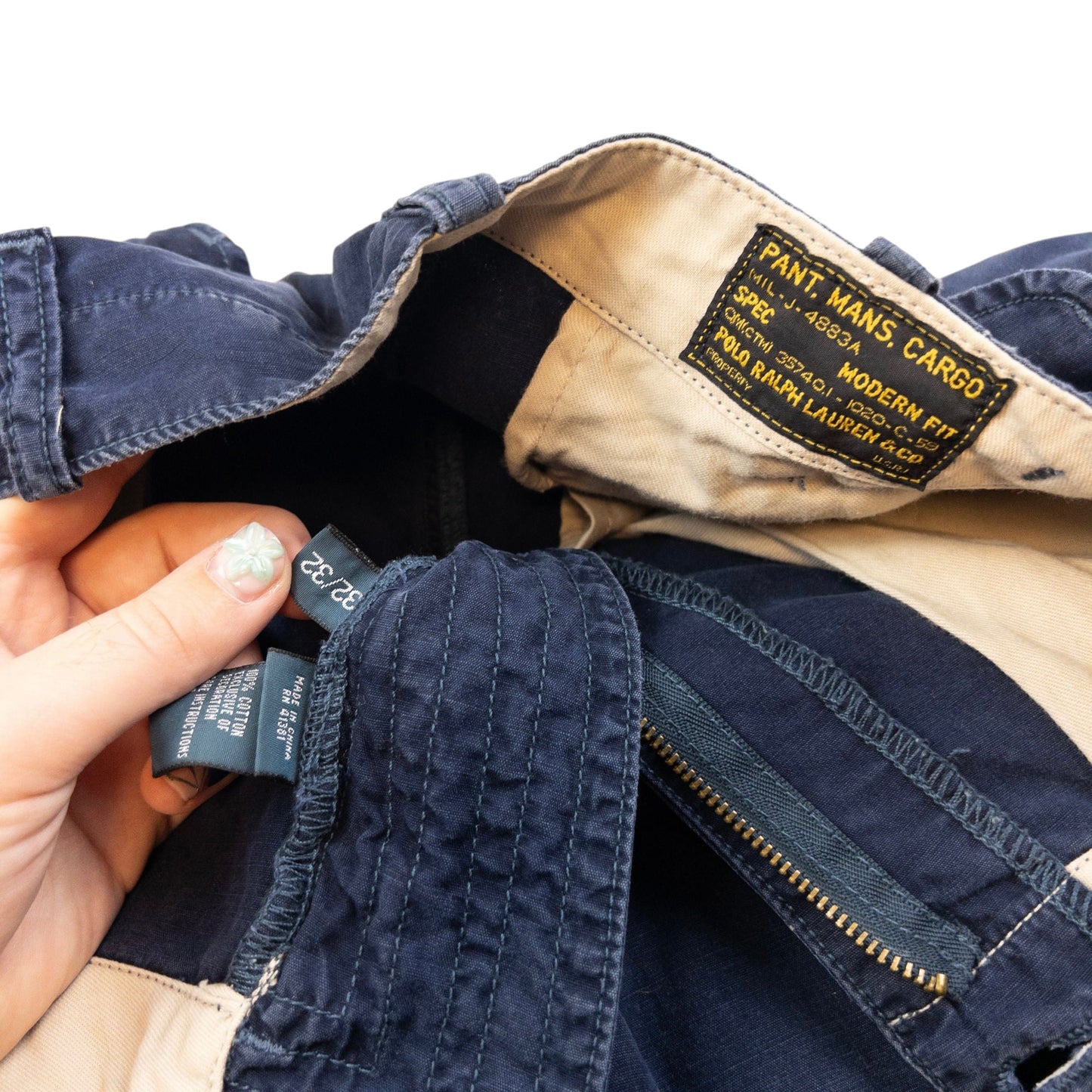 Vintage Polo Ralph Lauren Cargo Trousers Size W32