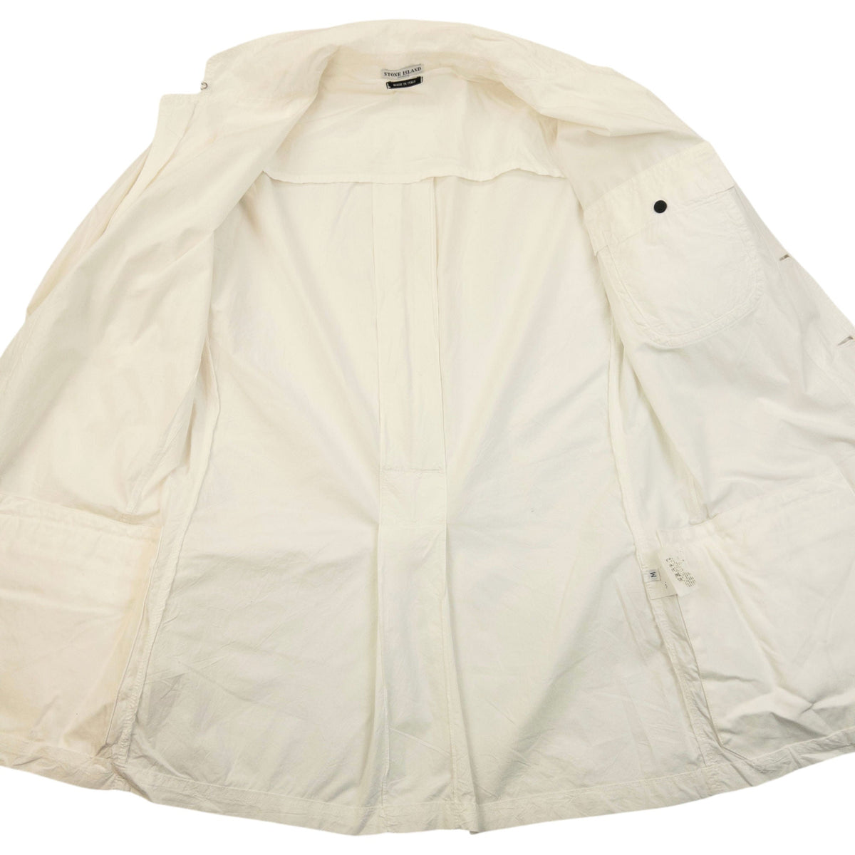 Vintage 2000s Stone Island Lightweight Button Up Jacket Size M | Medium, White