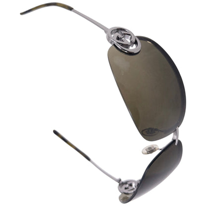 Vintage 2000s Gucci Rimless Sunglasses | O/S, Multicoloured