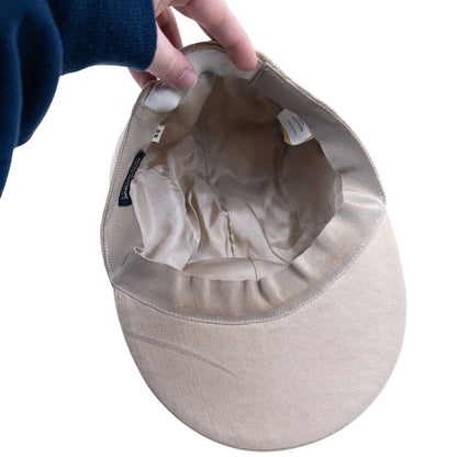 Vintage 80s Giorgio Armani Canvas Hat | O/S, Beige