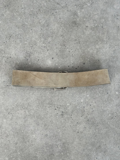 Vintage 1990s Suede Chunky Belt - W30-34