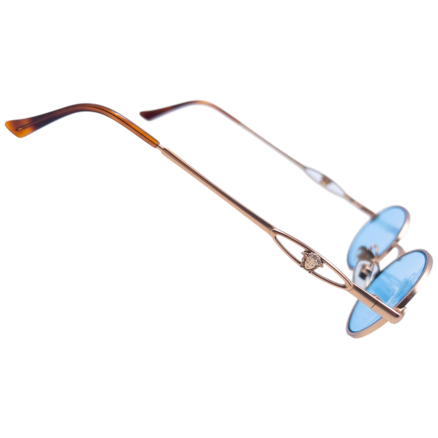 Vintage 90s Gianni Versace Sunglasses | O/S, Blue