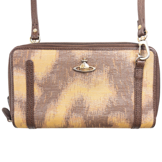 Vintage 90s Vivienne Westwood Pattern Crossbody Clutch Bag
