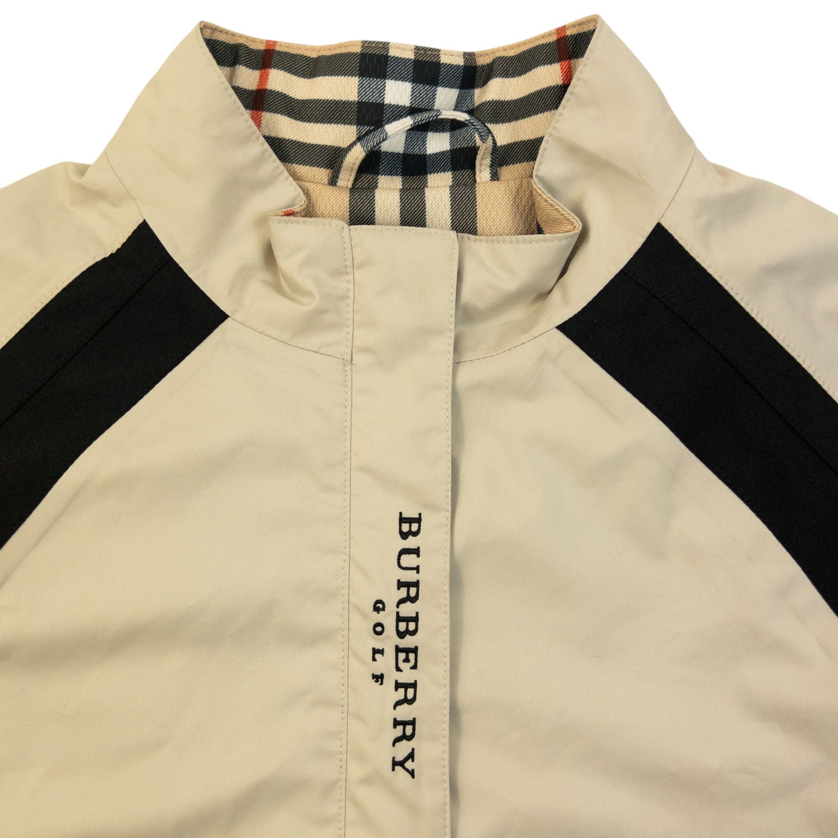 Vintage 2000s Burberry Golf Waterproof Jacket Womens Size M | Medium, Multicoloured