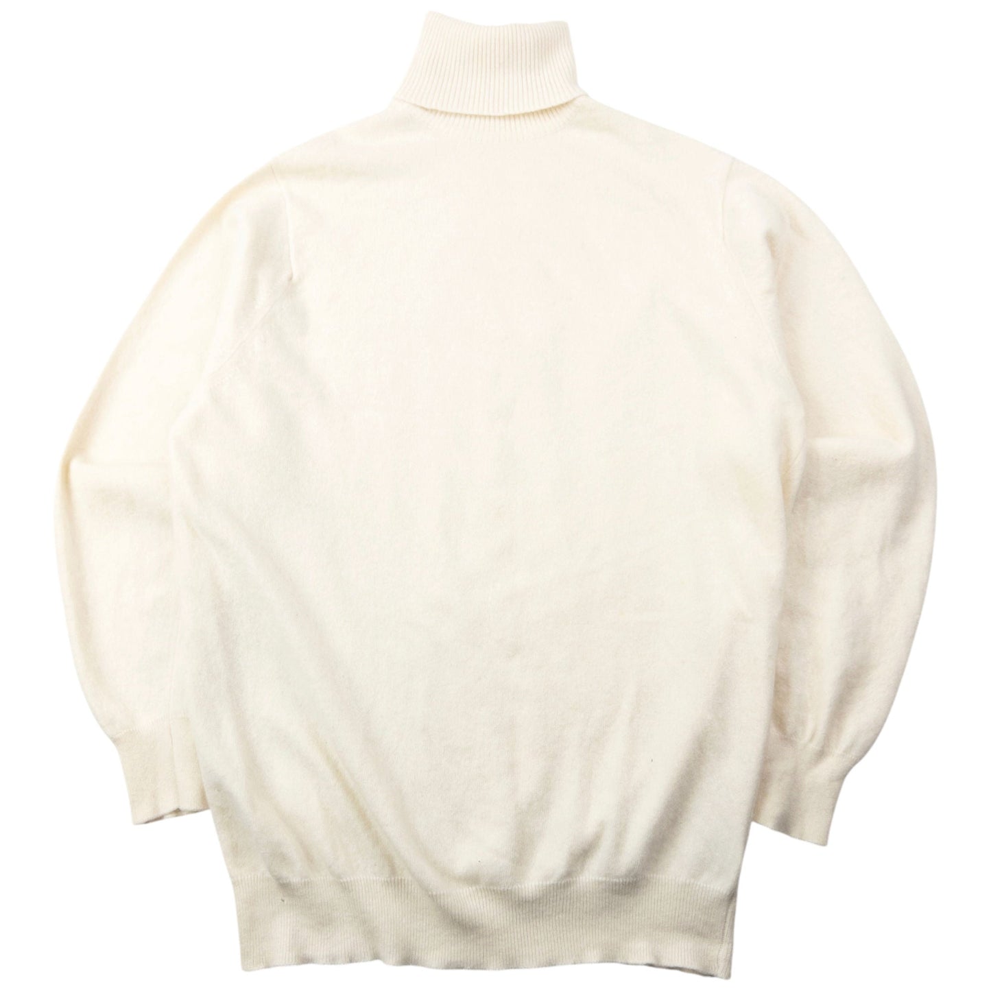 Vintage 90s Burberry Cashmere Turtleneck Jumper Size S | Small, Cream