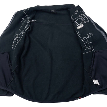 Vintage Oakley Embroidered Zip Up Fleece Jacket Size L