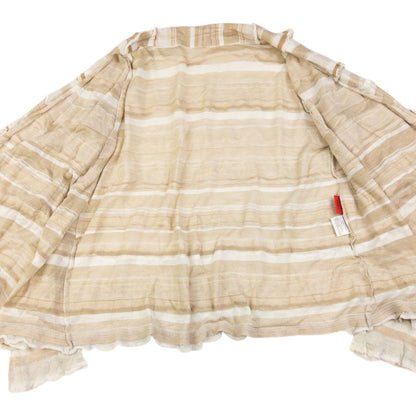 Vintage Haat By Issey Miyake Layered Frill Wrap Cardigan Womens Size S