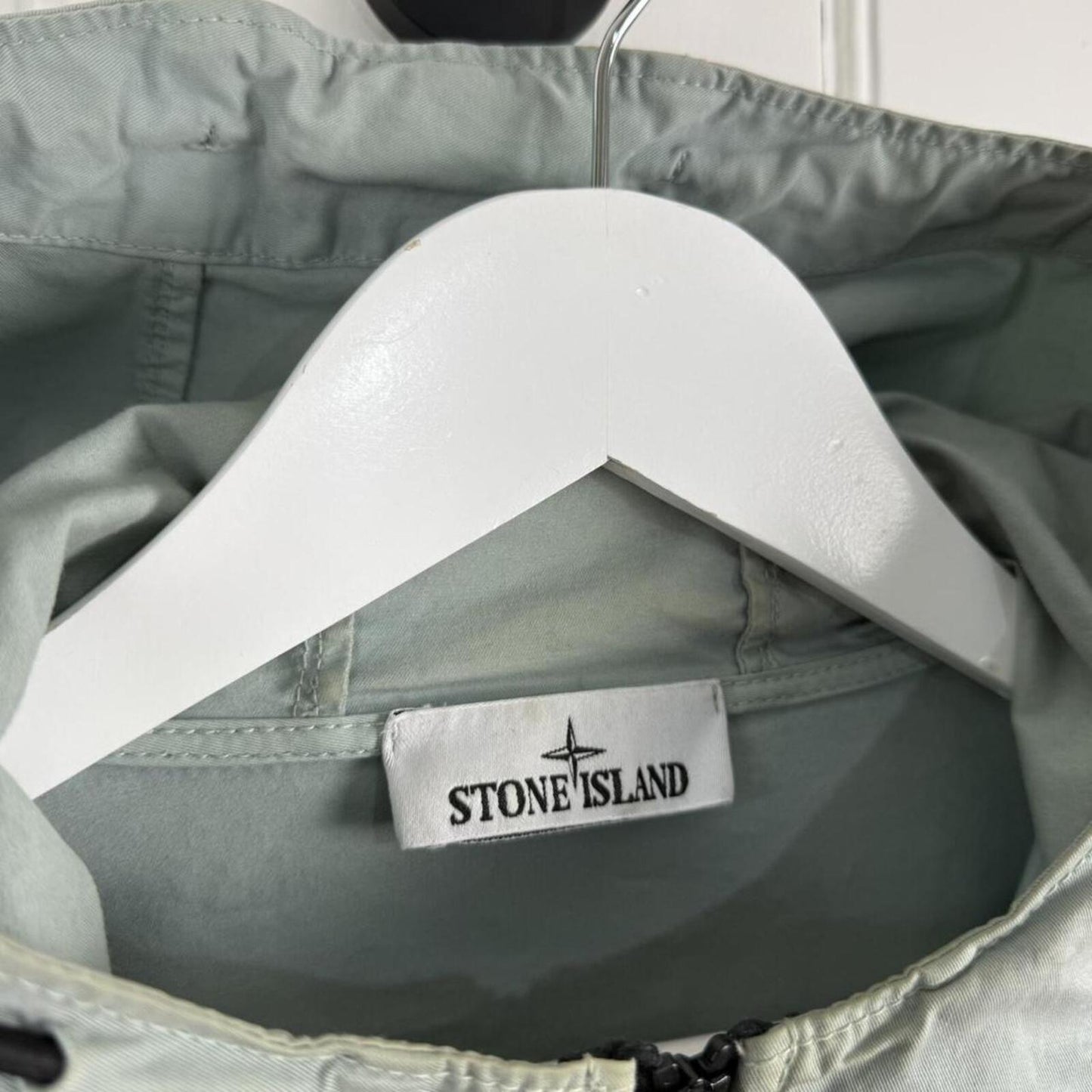 Stone Island Supima Cotton Twill Stretch-TC Jacket Sage Green (L) | Large, Green