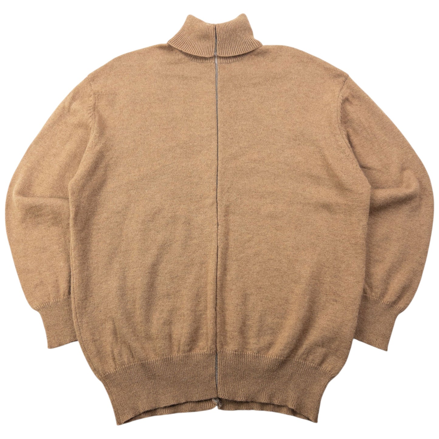 Vintage 90s Comme Des Garçons Knit Turtleneck Jumper Size S | Small, Brown