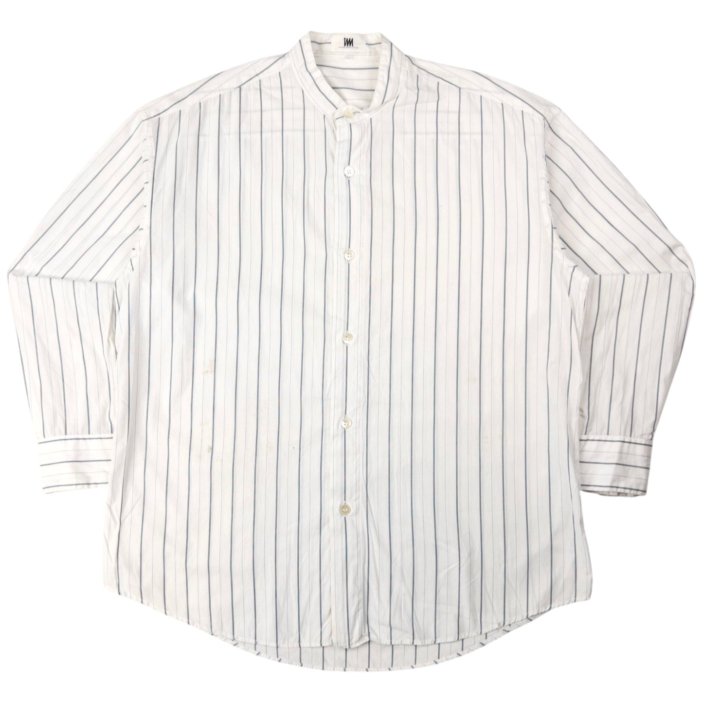 Vintage Issey Miyake Striped Long Sleeve Button Up Shirt Size M