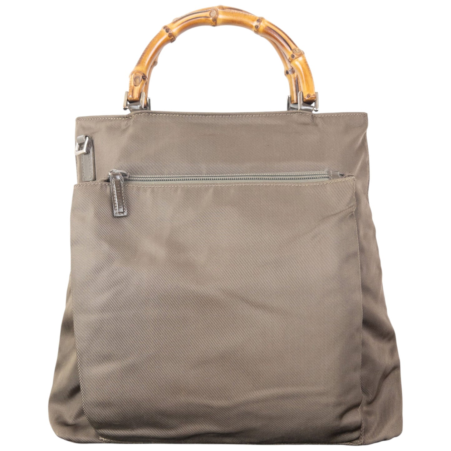 Vintage 90s Gucci Bamboo Handle Handbag | O/S, Multicoloured