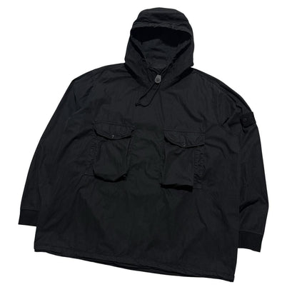Stone Island Black Pullover Ghost Smock | XXXL, Black