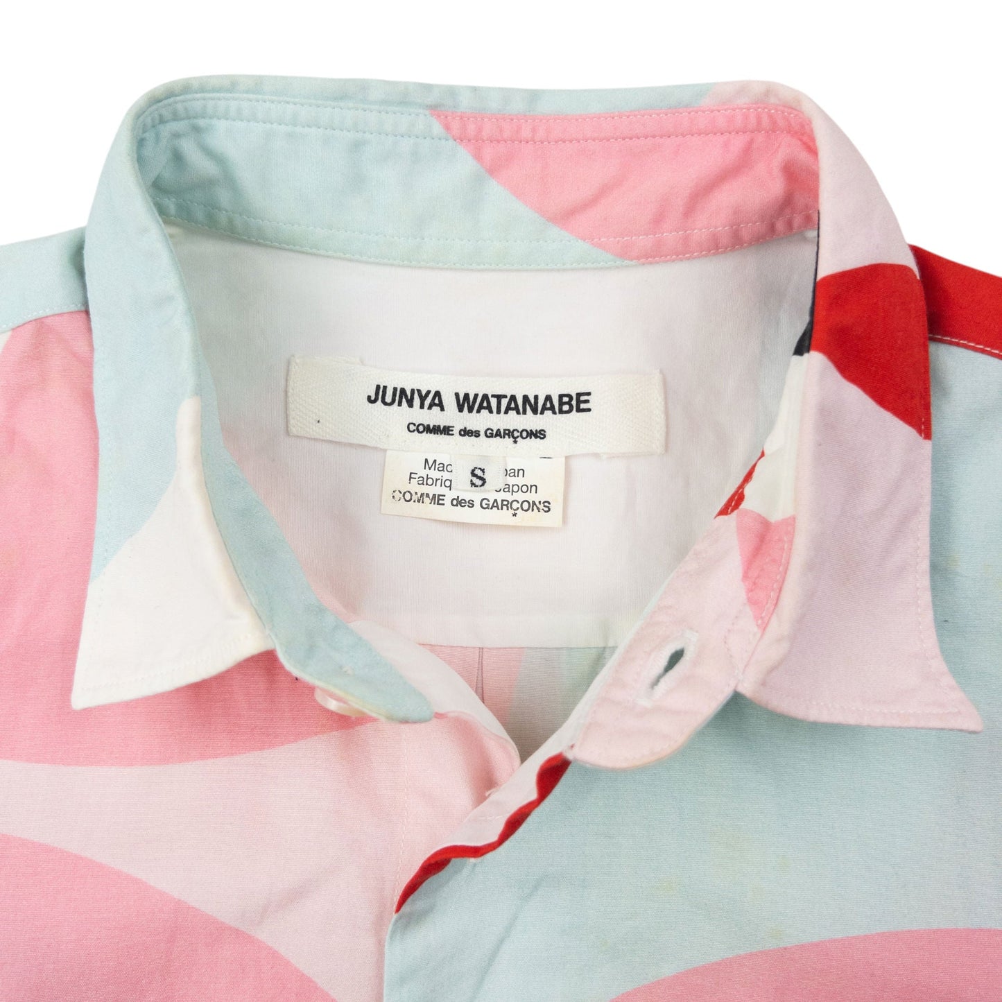 Vintage Junya Watanabe X Comme Des Garçons Button Up Shirt Size XS | XS, Red