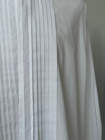 Christian Dior Chemise 1990s Pure Cotton Tuxedo Shirt - XL