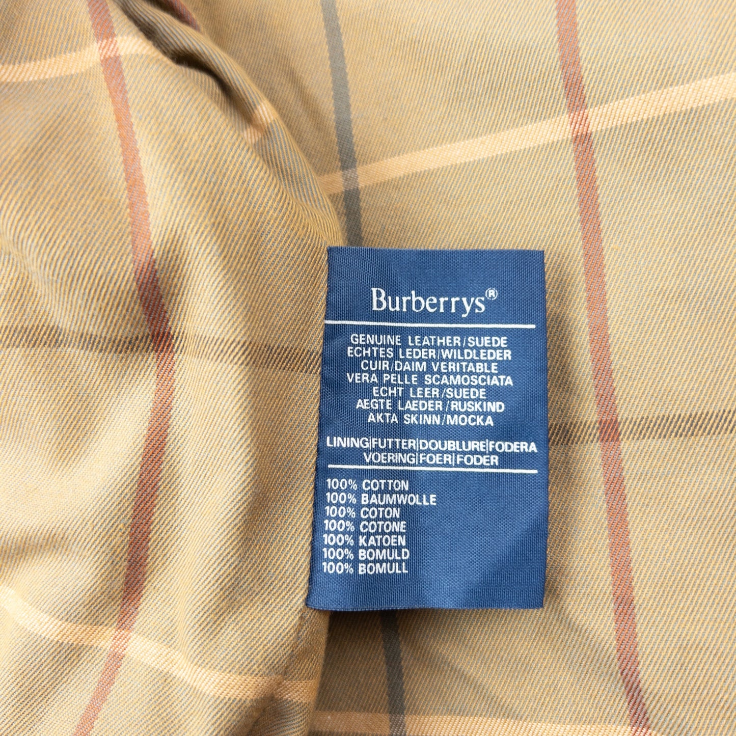Vintage 90s Burberry Suede Bomber Jacket Size S | Small, Brown