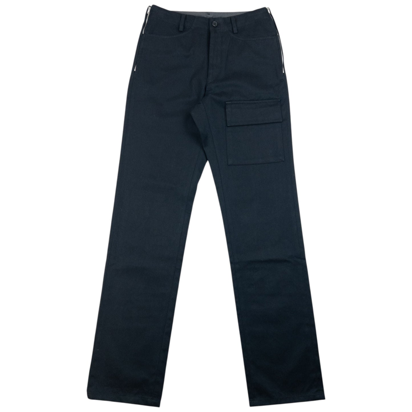 Vintage 90s Yohji Yamamoto D'Urban A.A.R Zip Waist Trousers Size W26 | W26, Black