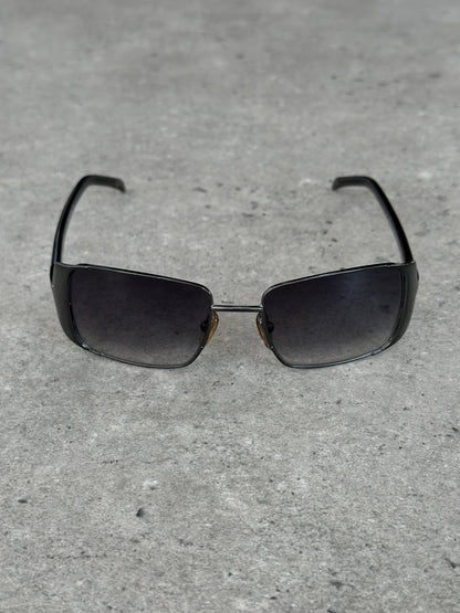 Gucci 2000s Rectangular Logo Sunglasses