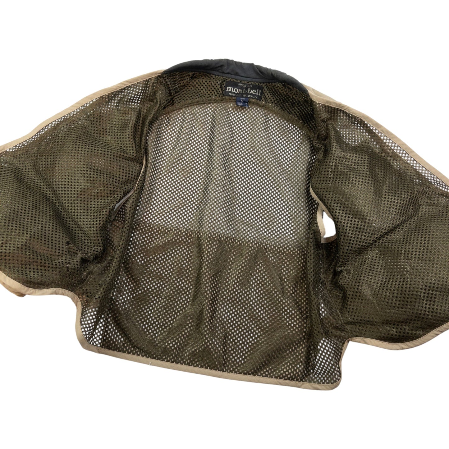 Vintage Montbell Multi Pocket Cargo Vest Gilet Size M