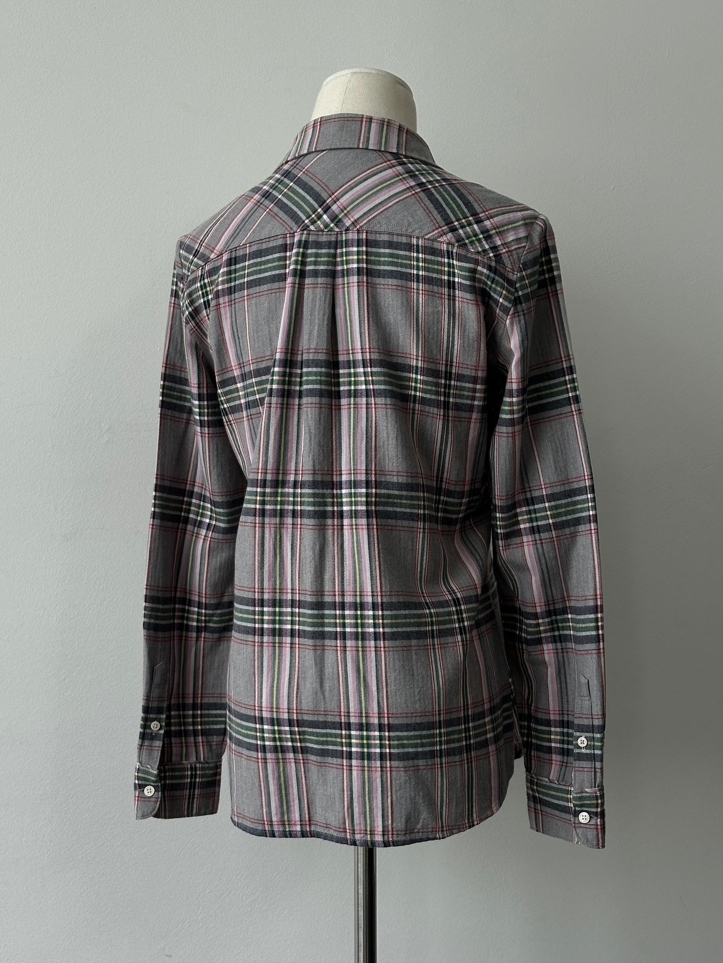 Hazzys Cotton Wool Check Flannel Shirt - S