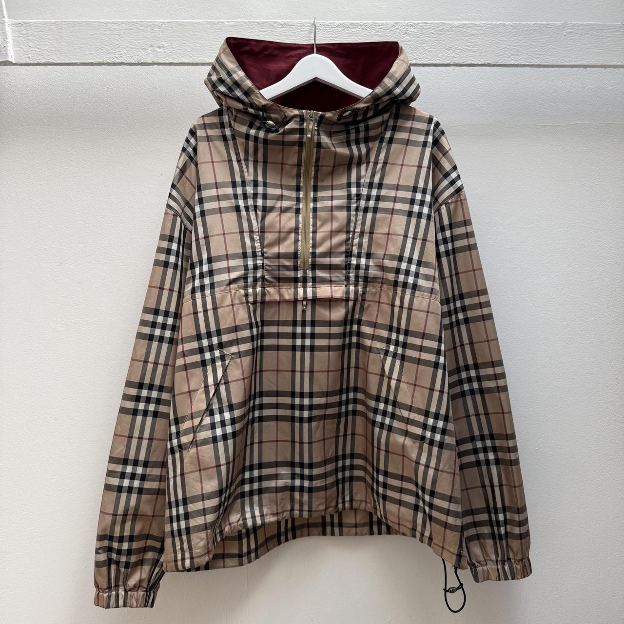 2000’s Burberry Nova Check Windbreaker Jacket (XL) | Extra Large, Beige
