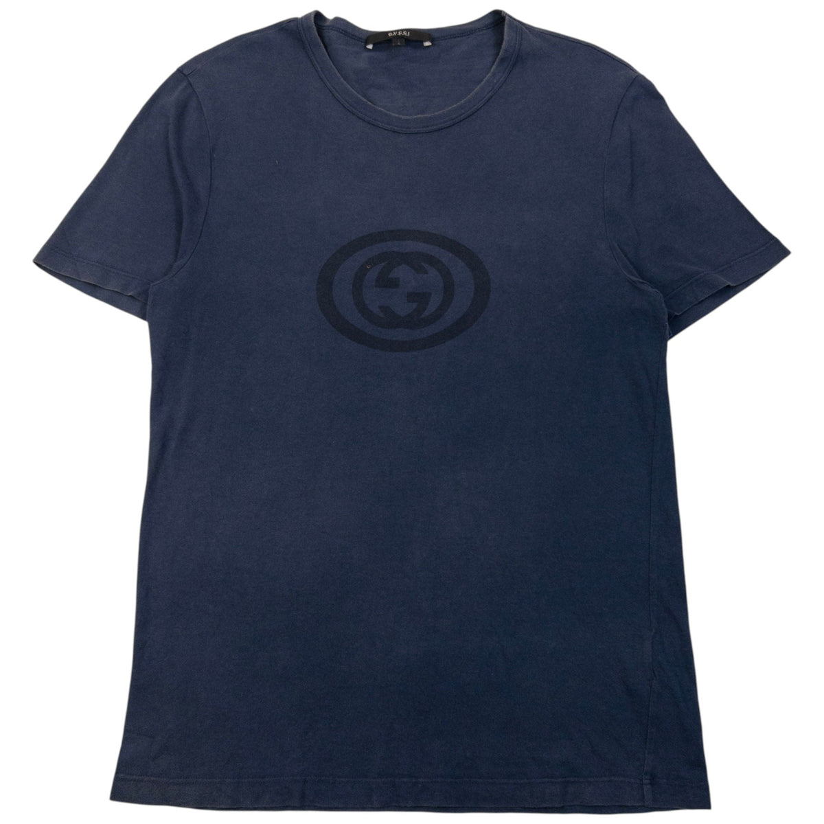 Vintage 2000s Gucci Logo T Shirt Size S | Small, Blue