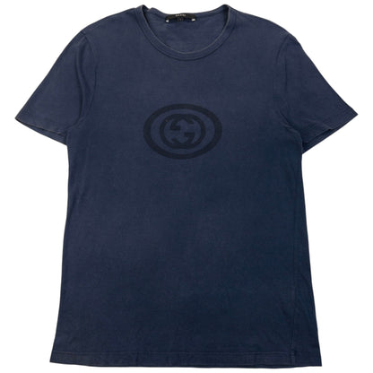 Vintage 2000s Gucci Logo T Shirt Size S | Small, Blue