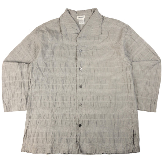 Vintage Plantation By Issey Miyake Short Sleeve Button Up Shirt Size M