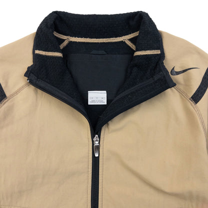 Vintage 2000s Nike Waterproof Zip Up Jacket Size S | Small, Beige