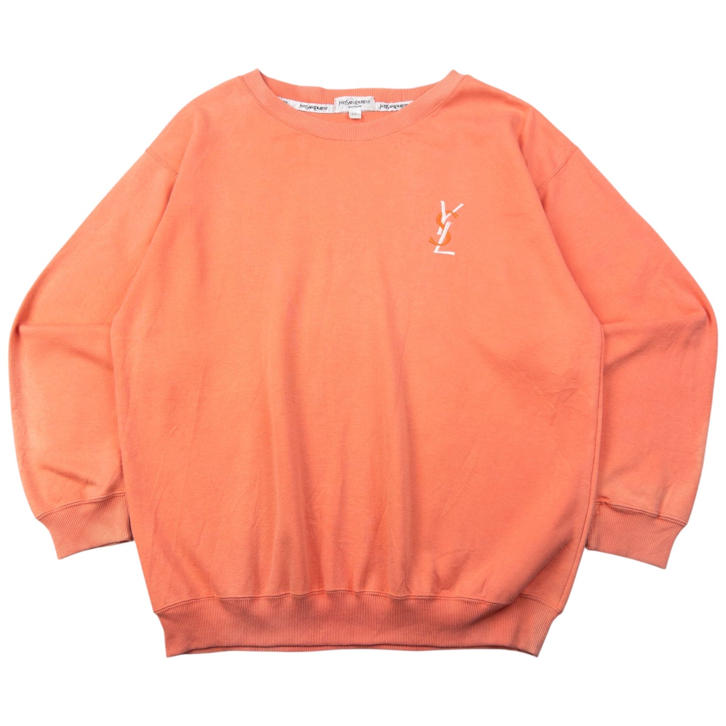 Vintage 2000s YSL Yves Saint Laurent Embroidered Sweatshirt Size L