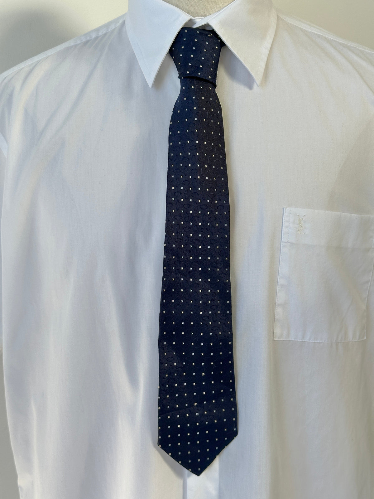 Italian Vintage 1990s Pure Silk Print Tie