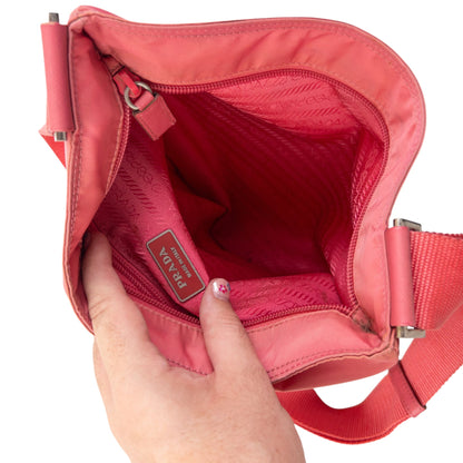 Vintage 2000s Prada Crossbody Bag | O/S, Pink