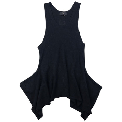 Vintage 90s Yohji Yamamoto Wool Vest Top Womens Size S | Small, Black