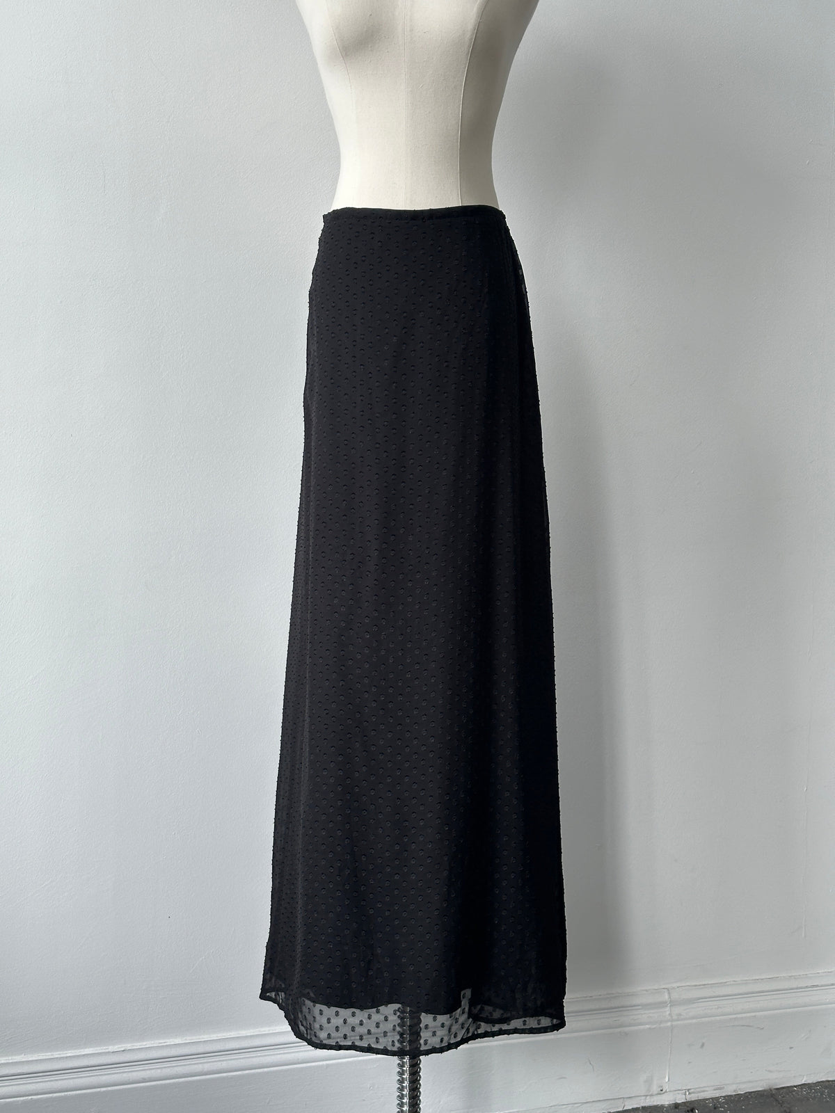 Vintage 2000s Spotted Maxi Skirt - W30