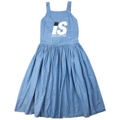 Vintage Issey Miyake I.S. Tie Back Apron Dress Womens Size S