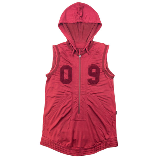 Vintage 90s Jean Paul Gaultier Half Zip Sleeveless Hoodie Womens Size M