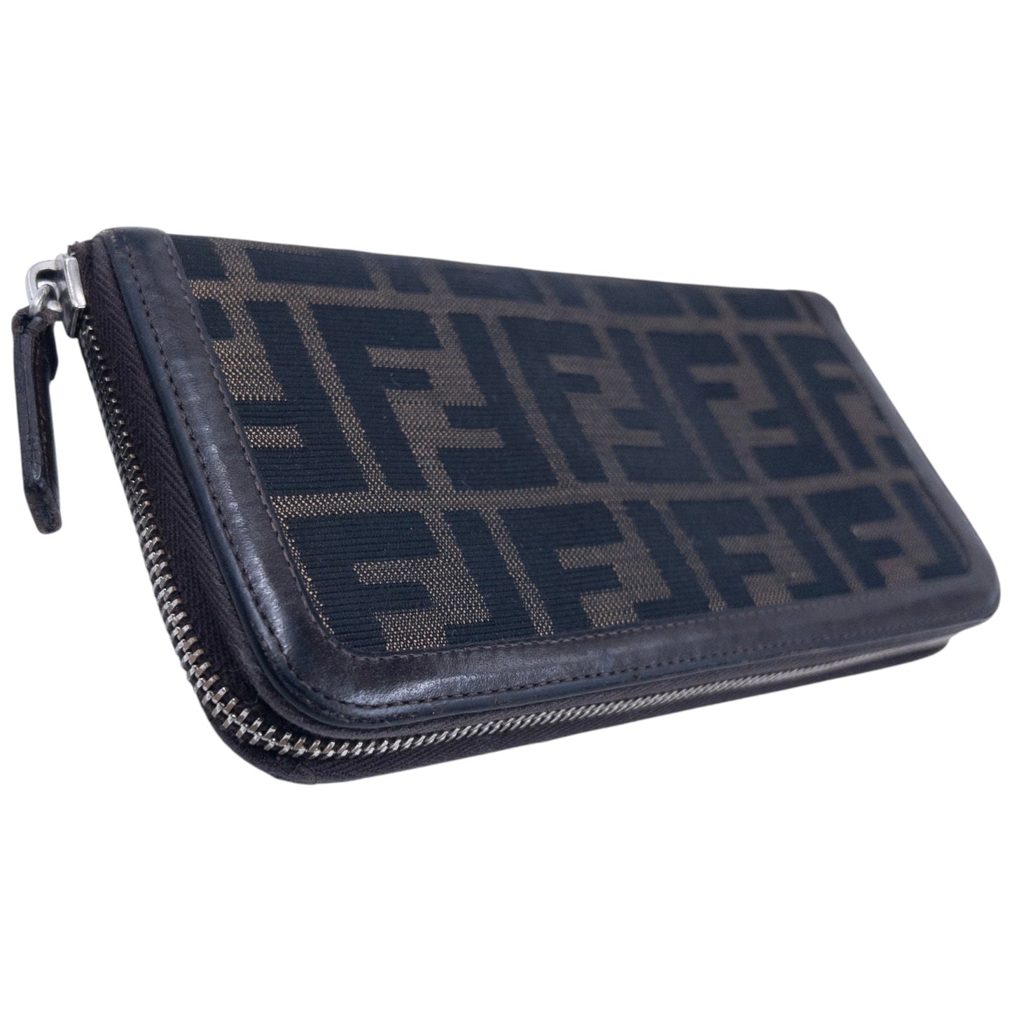 Vintage 2000s Fendi Monogram Purse | O/S, Black