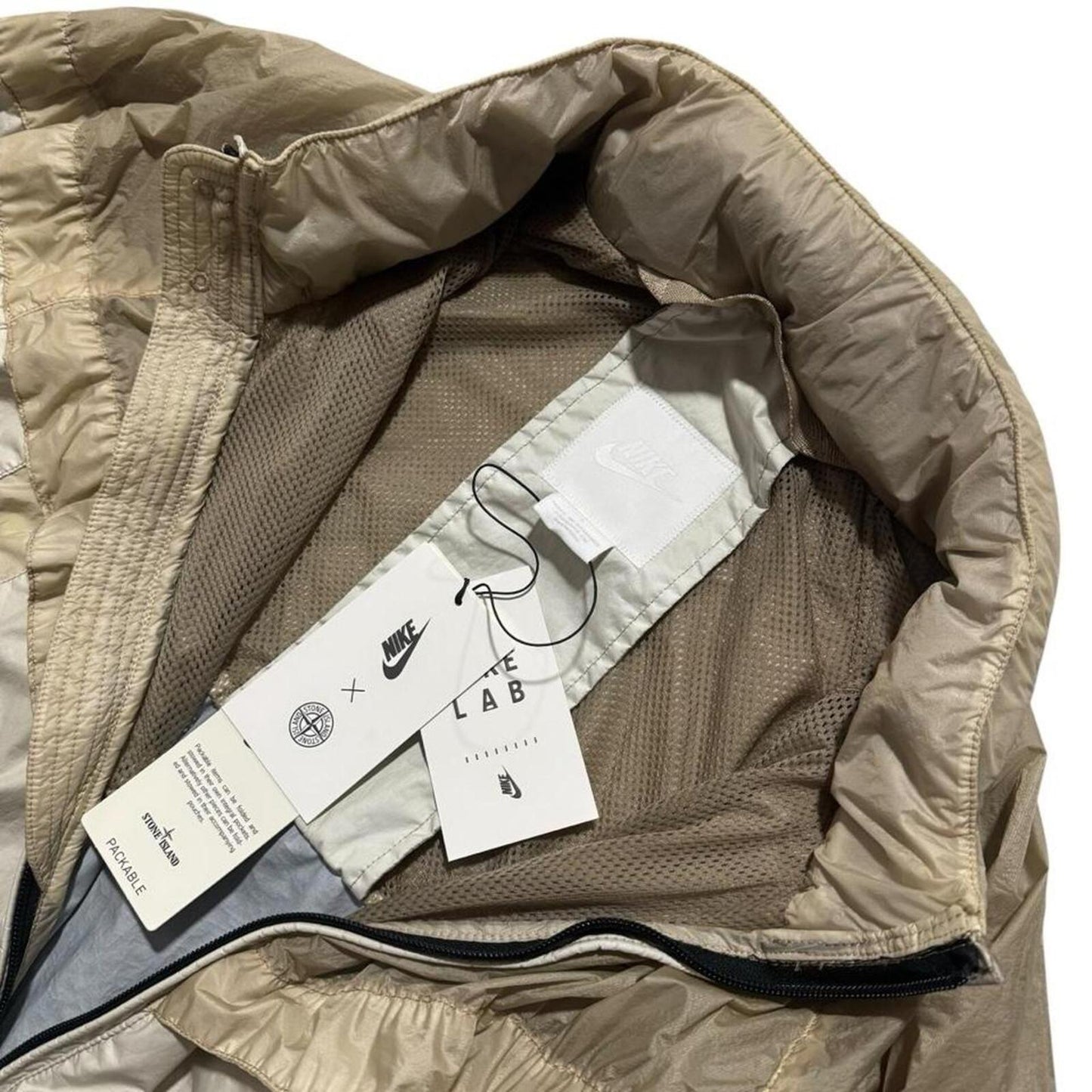 Stone Island Hyper Light Membrana Packable Jacket | Large, Yellow