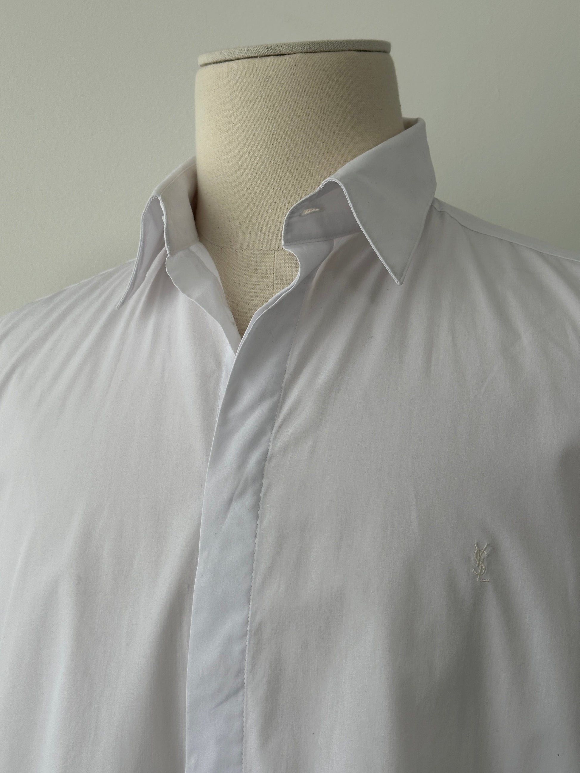 Yves Saint Laurent Pour Homme 2000s Short Sleeve Shirt - L